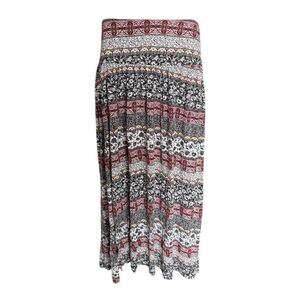 Womens Earthbound Trading Company Boho Slit Leg Pull-On Skirt - Sz S